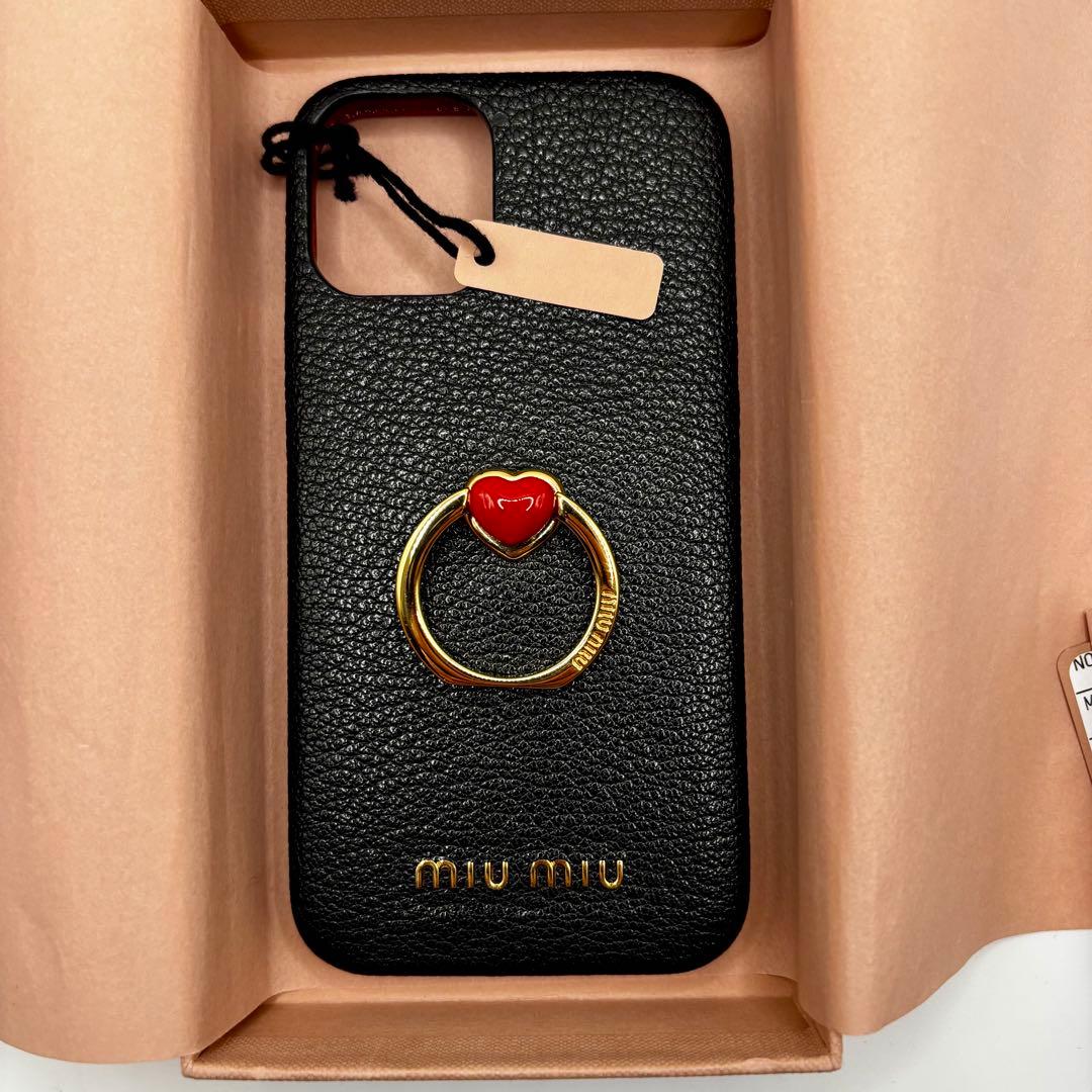 新品未使用品　miumiu iPhone12mini ケース　プラダ　PRADA