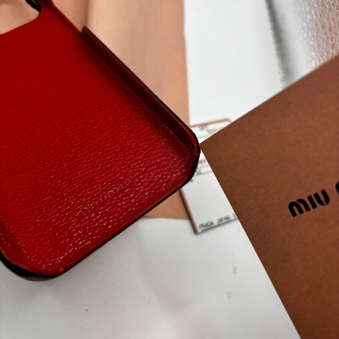 新品未使用品　miumiu iPhone12mini ケース　プラダ　PRADA