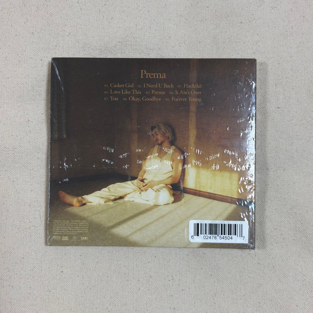 藤井風 直筆サイン入り CD Prema signed CD