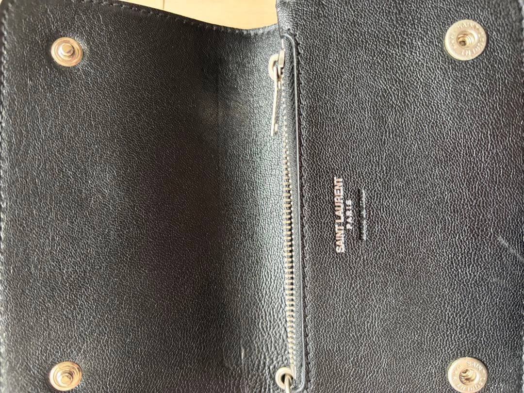 saint laurent paris ウォレットチェーン付き
