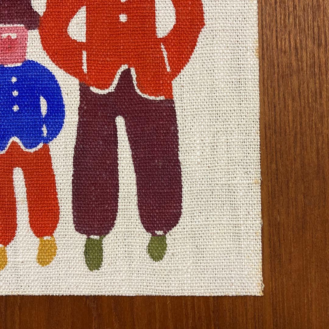 柚木沙弥郎　型染絵　木製フレーム付き