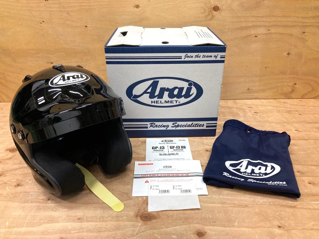 Arai アライ GP-J3 8859 ヘルメット 黒 M 57-58cm