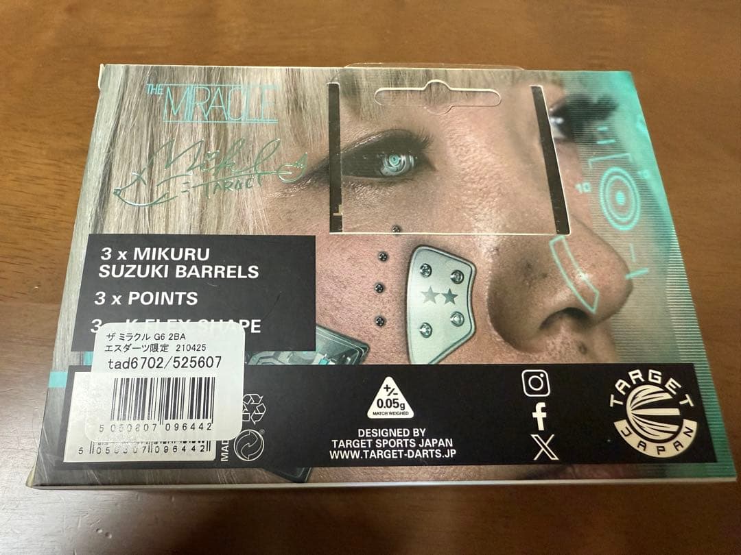 THE MIRACLE G6 定価17,800円 鈴木未来 エスダーツ限定モデル