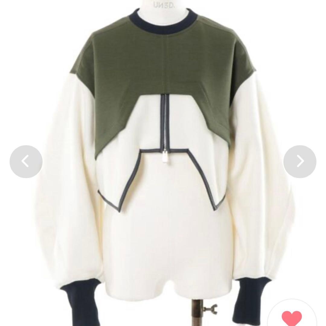 アンスリード新作　フリーストラッキングレイヤードトップ