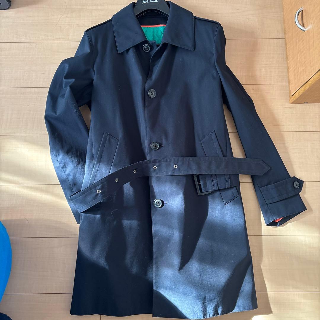 ネイビー トレンチコート Mサイズ