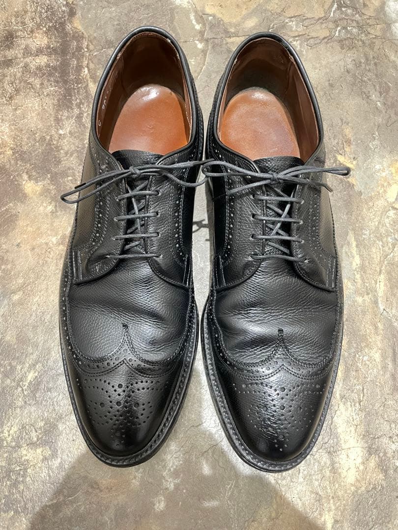 美品アレンエドモンズ最高級マクニール　ロングウィングチップ