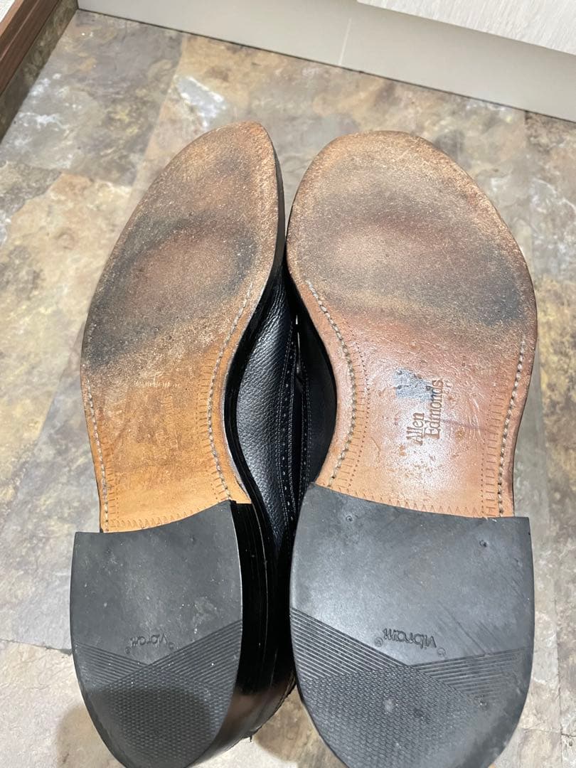 美品アレンエドモンズ最高級マクニール　ロングウィングチップ