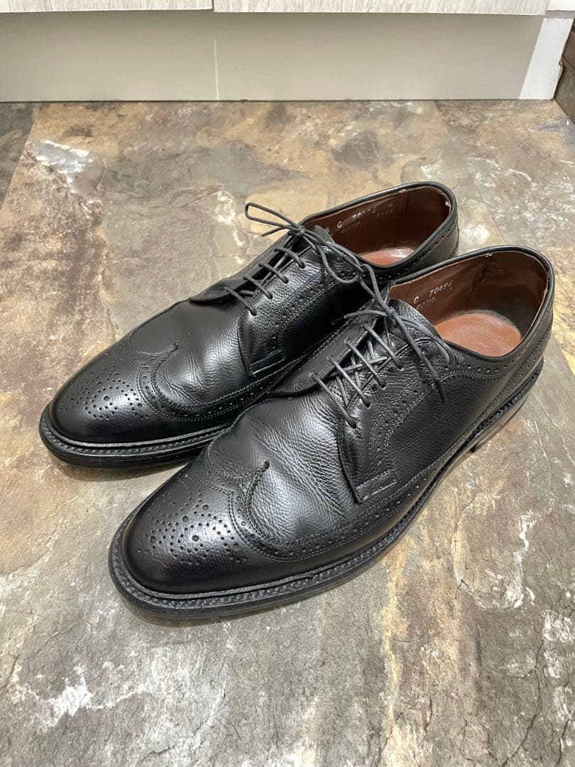 美品アレンエドモンズ最高級マクニール　ロングウィングチップ