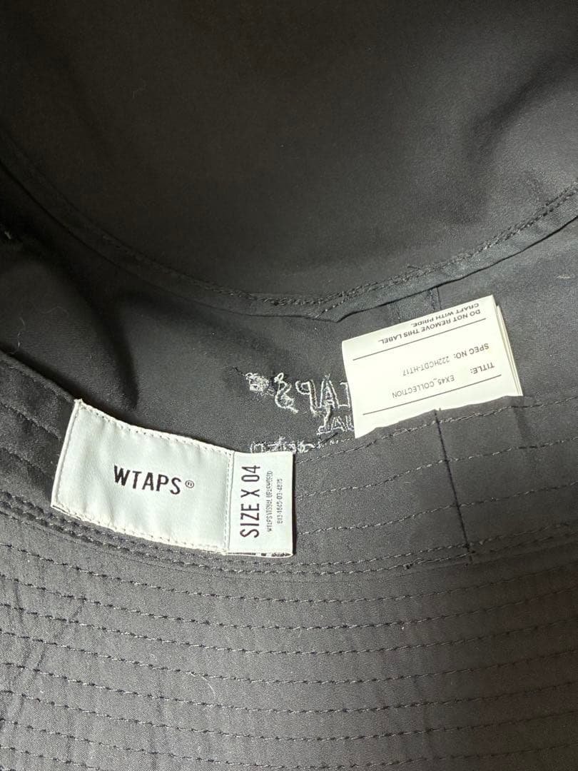 WTAPS バケットハット ブラック サイズ04