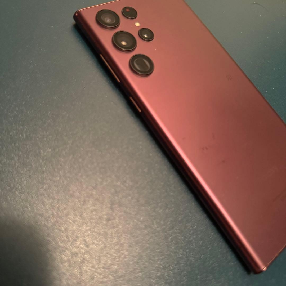 かなり綺麗　GALAXY s22 ultra 国内　バッテリー新品　au版