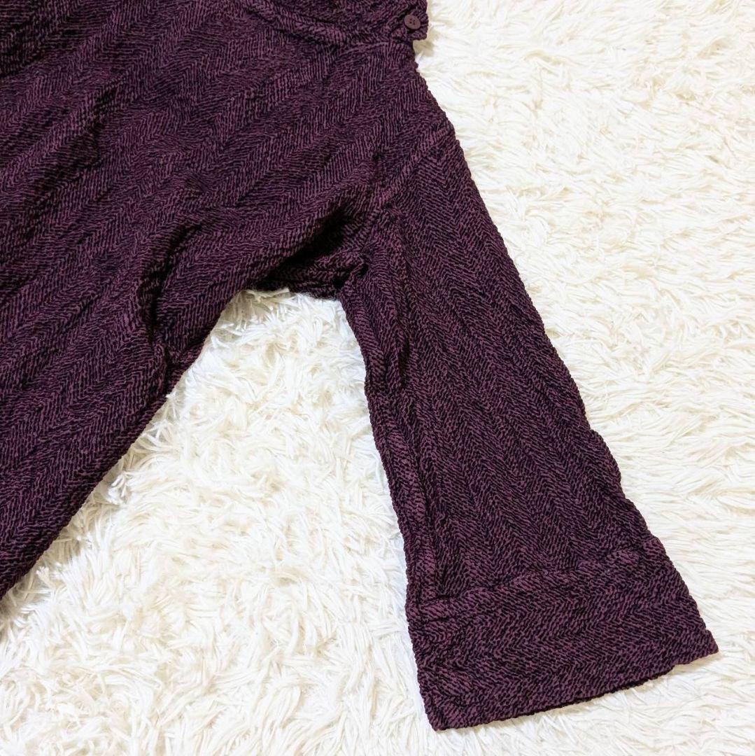 イッセイミヤケ 2025年モデル ロングワンピース ボルドー フリーサイズ