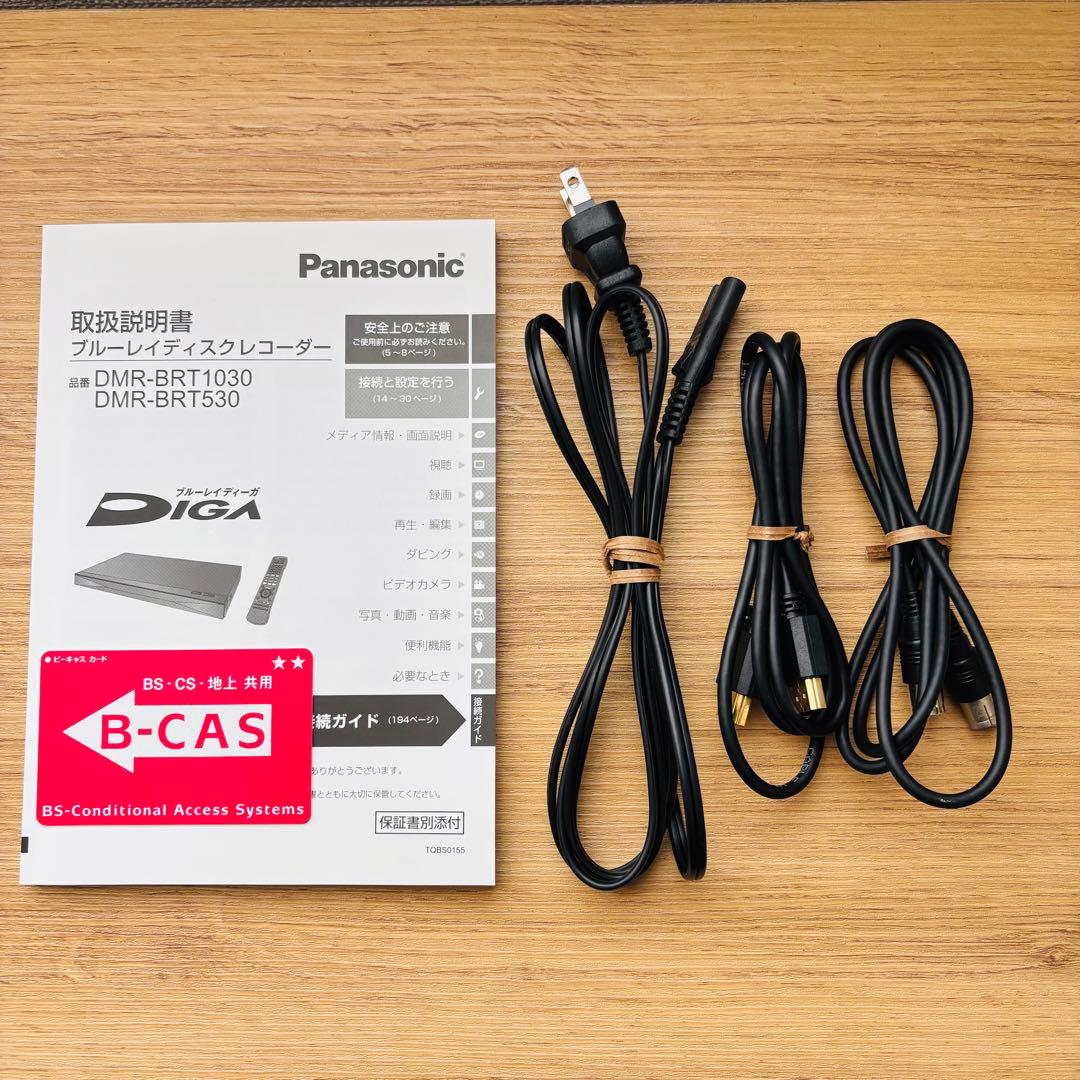 Panasonic ブルーレイディスクレコーダー BRT1030 HDD 1T