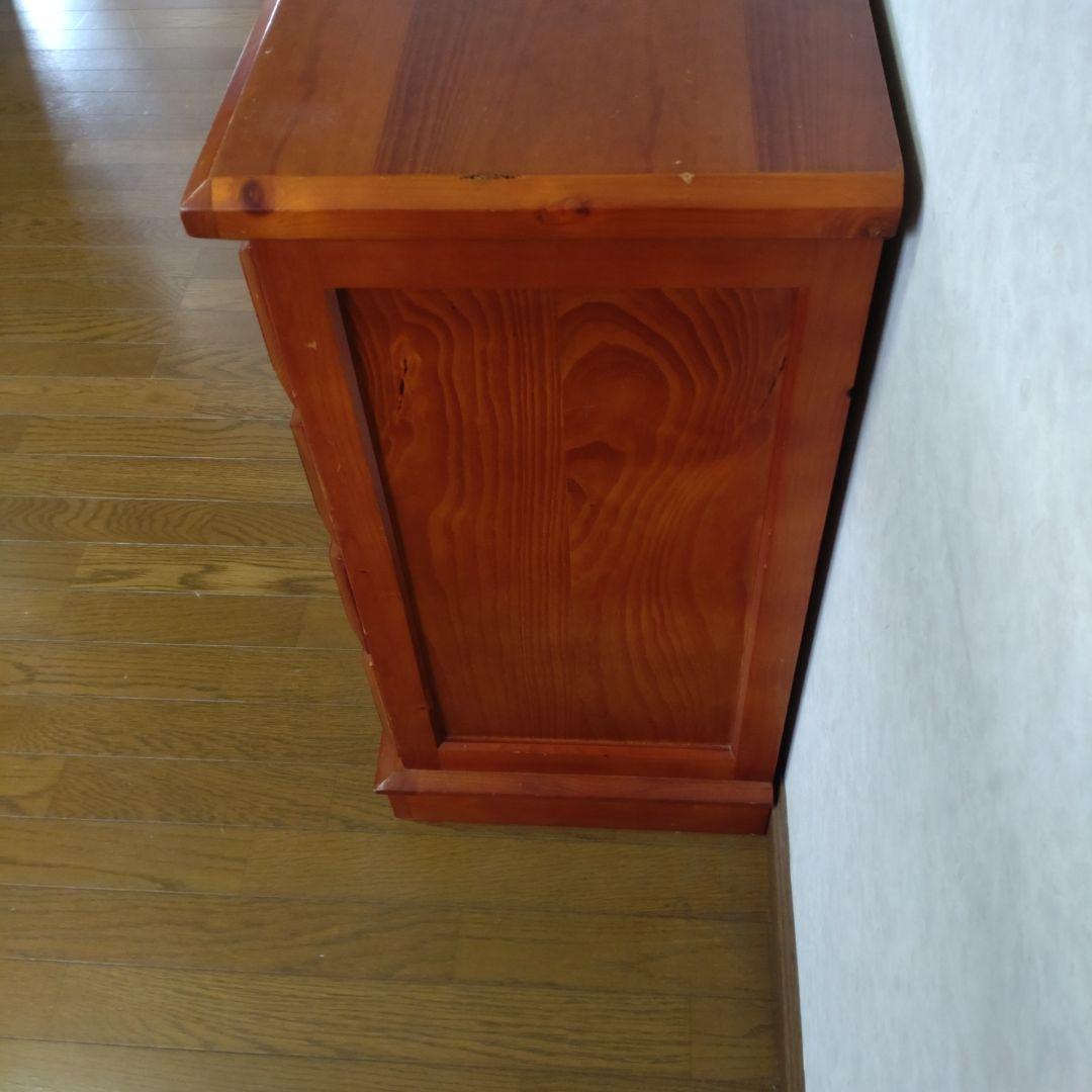 アンティーク風　木製チェスト