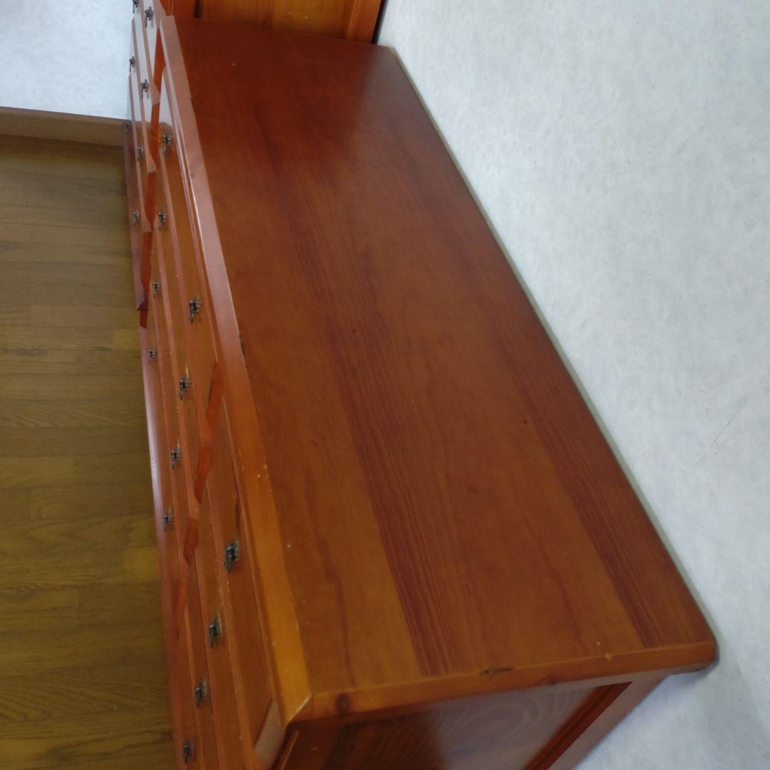 アンティーク風　木製チェスト