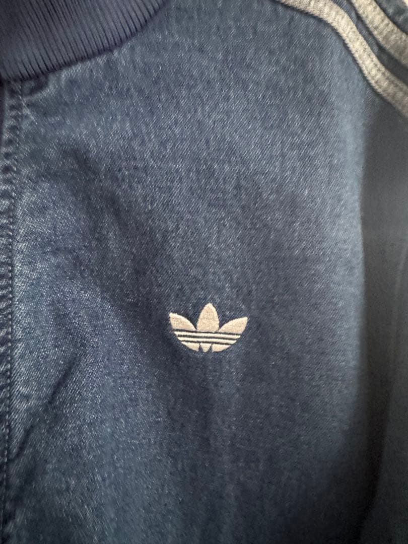 トップス adidas DENIM BLUE FIREBIRD TRACK 3XL