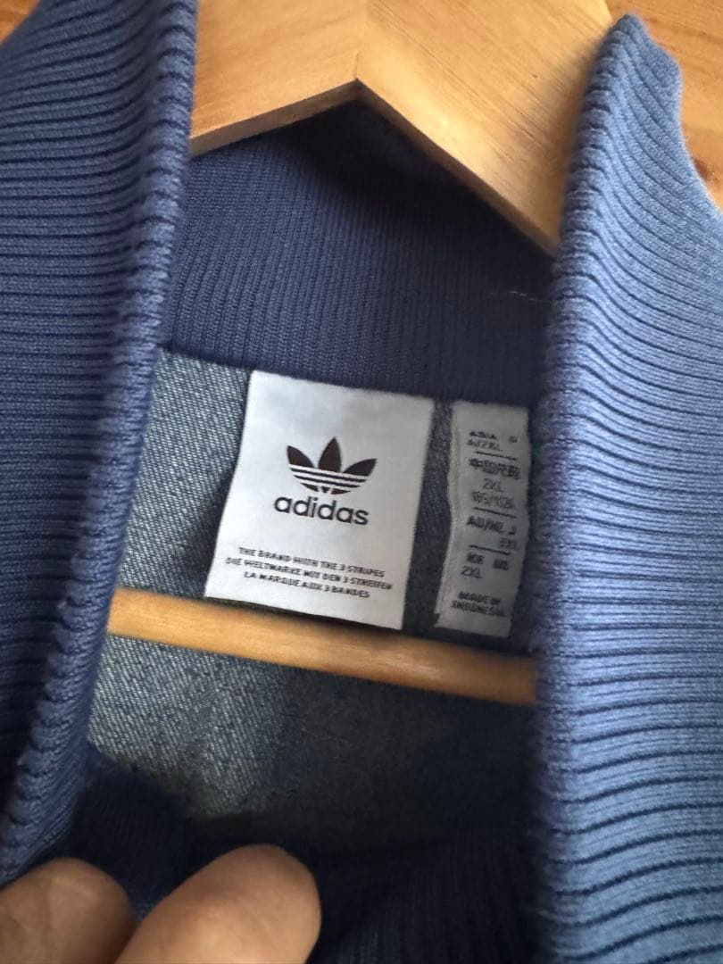 トップス adidas DENIM BLUE FIREBIRD TRACK 3XL
