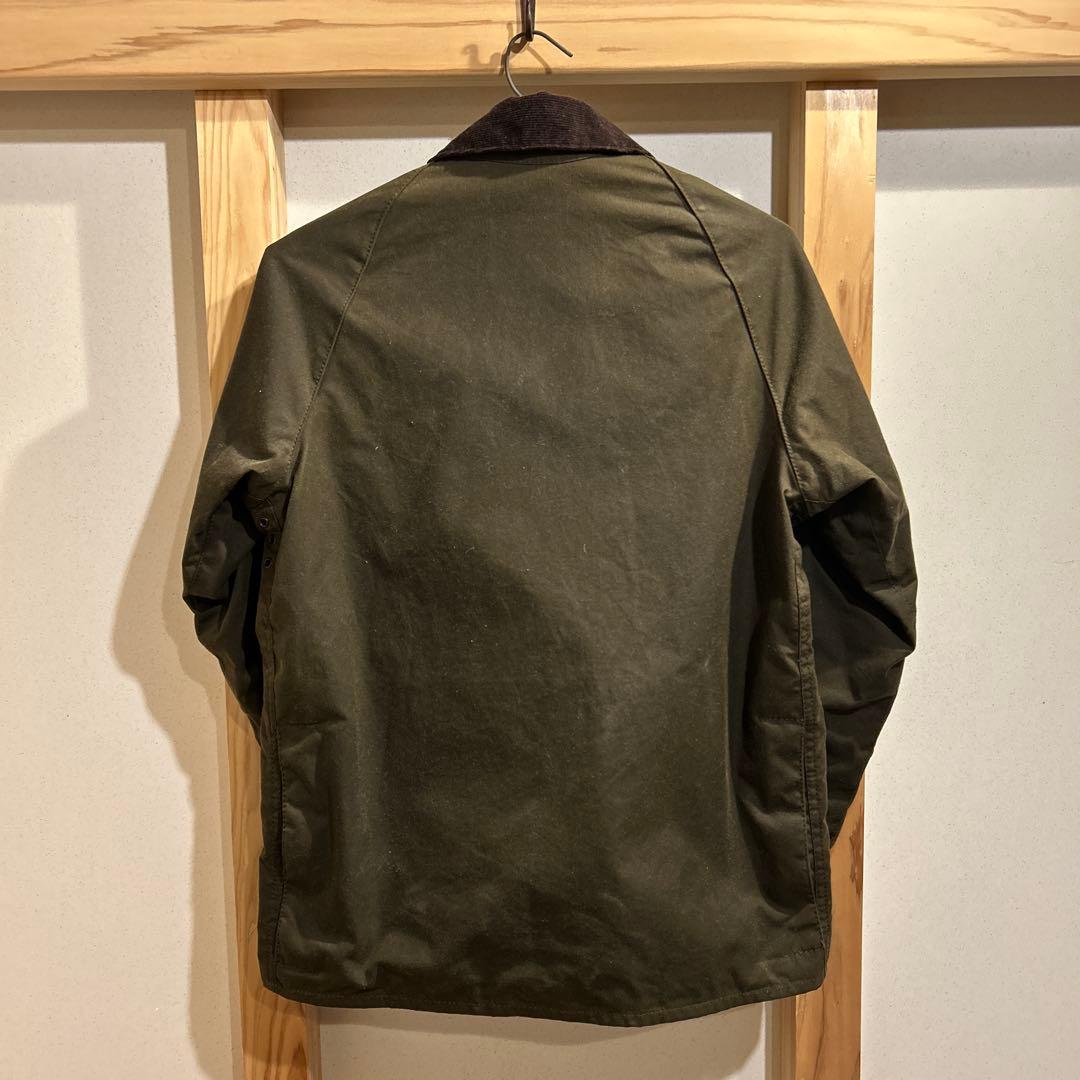 Barbour オリーブ アウター コーデュロイ襟