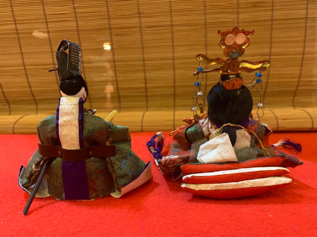 雛人形　お内裏様　アンティーク　蔵出し　大正　昭和初期