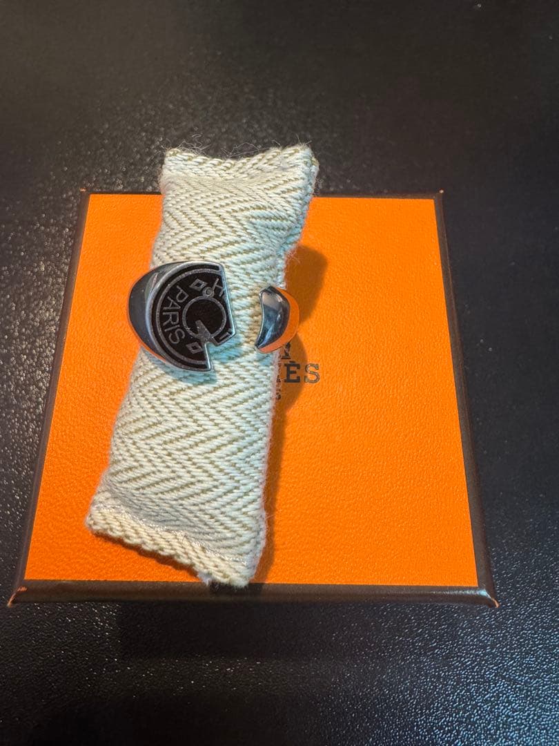 Hermès カルーゼルリング サイズ60(日本約20) 箱 購入証明書 袋付き