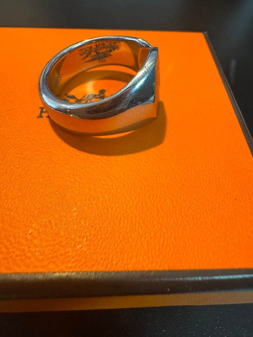 Hermès カルーゼルリング サイズ60(日本約20) 箱 購入証明書 袋付き