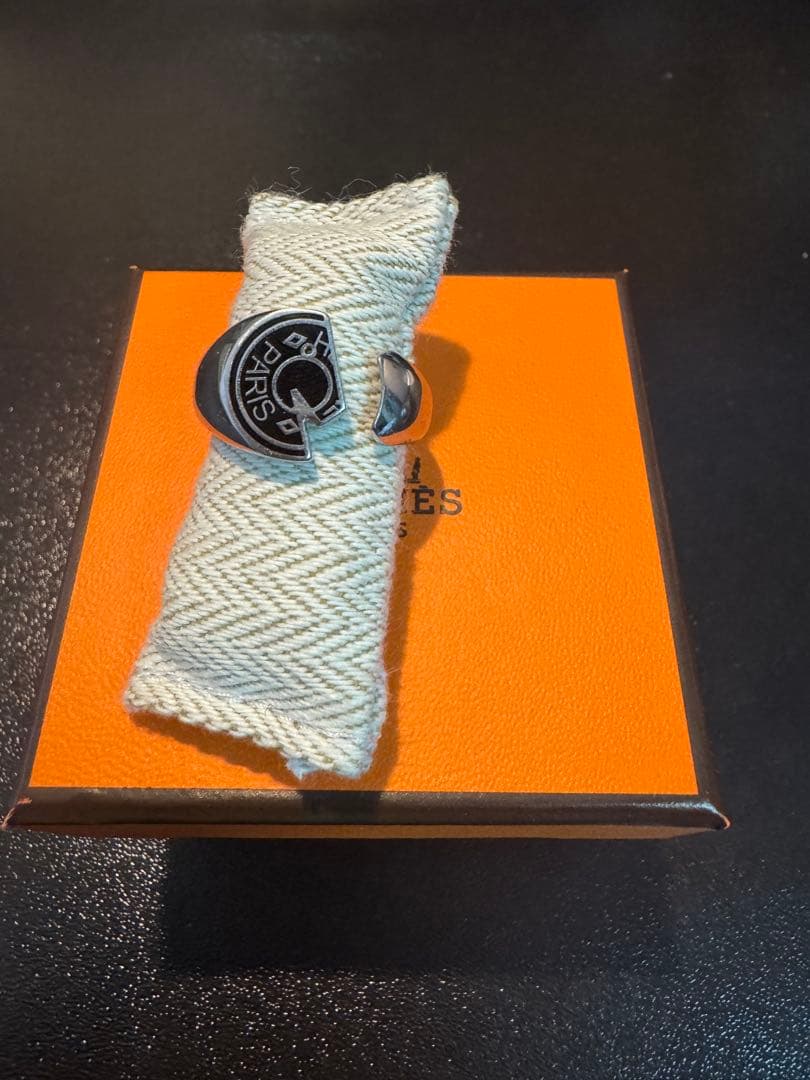 Hermès カルーゼルリング サイズ60(日本約20) 箱 購入証明書 袋付き