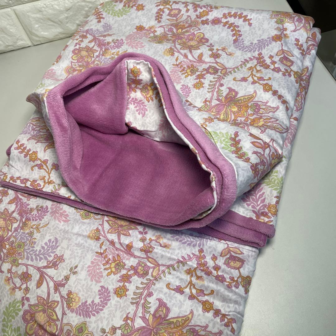 あったか 掛け布団カバー 150×210cm コットン１００％　西川 ２点セット