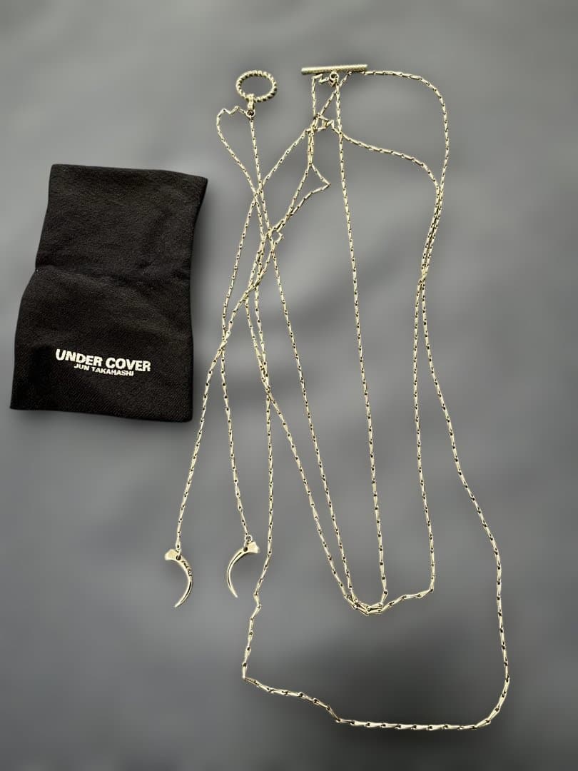 UNDER COVER ロングネックレス 収納袋付き