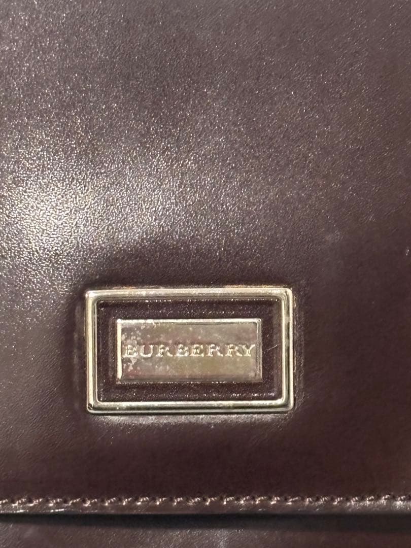 バーバリー ヴィンテージ burberry ショルダーバッグ レザー ブラウン
