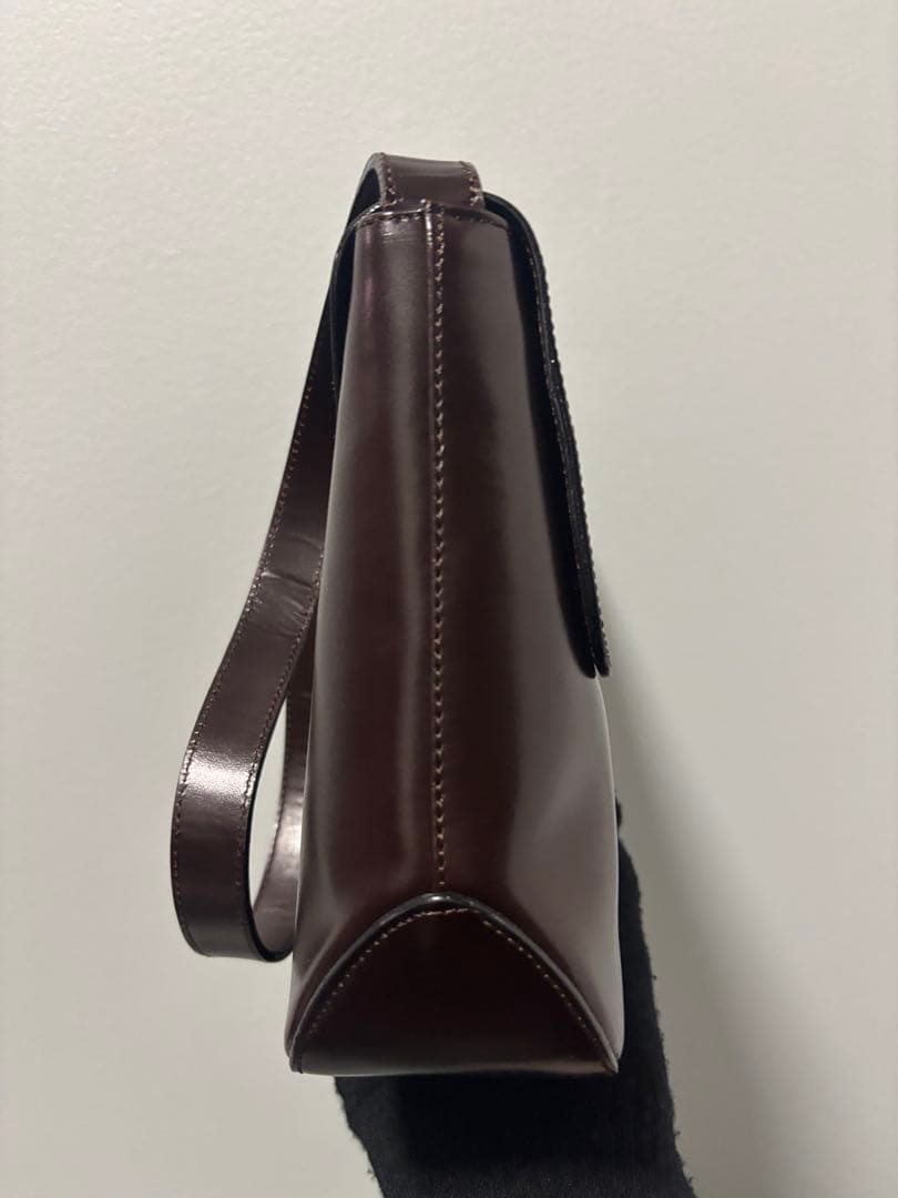 バーバリー ヴィンテージ burberry ショルダーバッグ レザー ブラウン