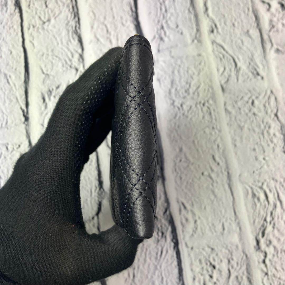 新品・未使用✨アタオ Limoブラックダイヤモンド L字ファスナー 牛革 長財布