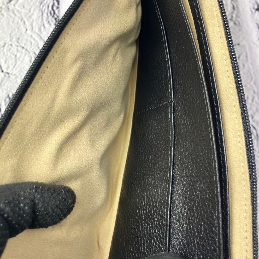 新品・未使用✨アタオ Limoブラックダイヤモンド L字ファスナー 牛革 長財布