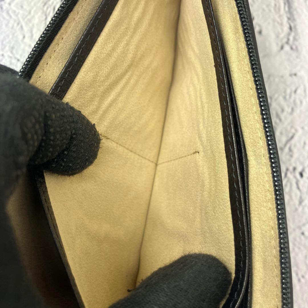 新品・未使用✨アタオ Limoブラックダイヤモンド L字ファスナー 牛革 長財布