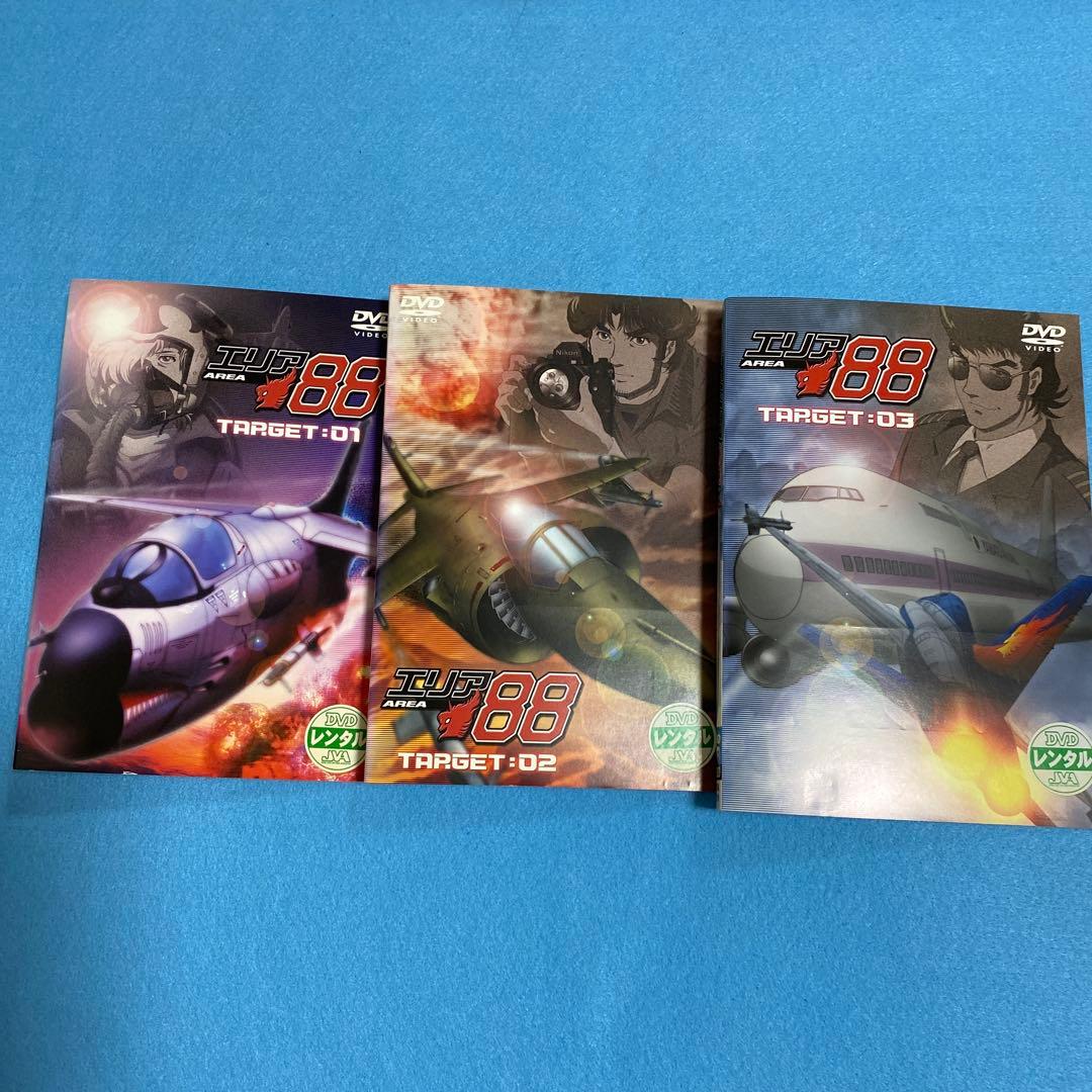 エリア88 DVD 全巻セット　アニメ　全6巻+エリア88劇場版/燃える蜃気楼