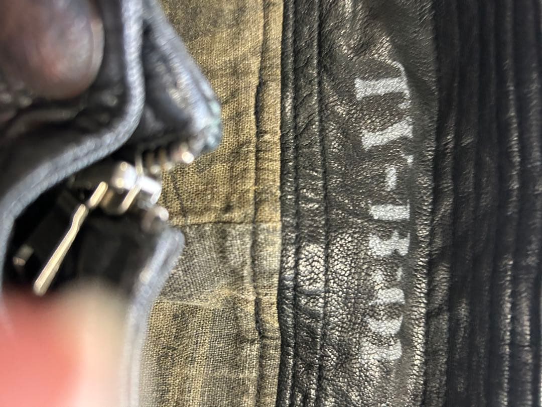 14th Addiction 山羊革レザースカート　y2k グランジ