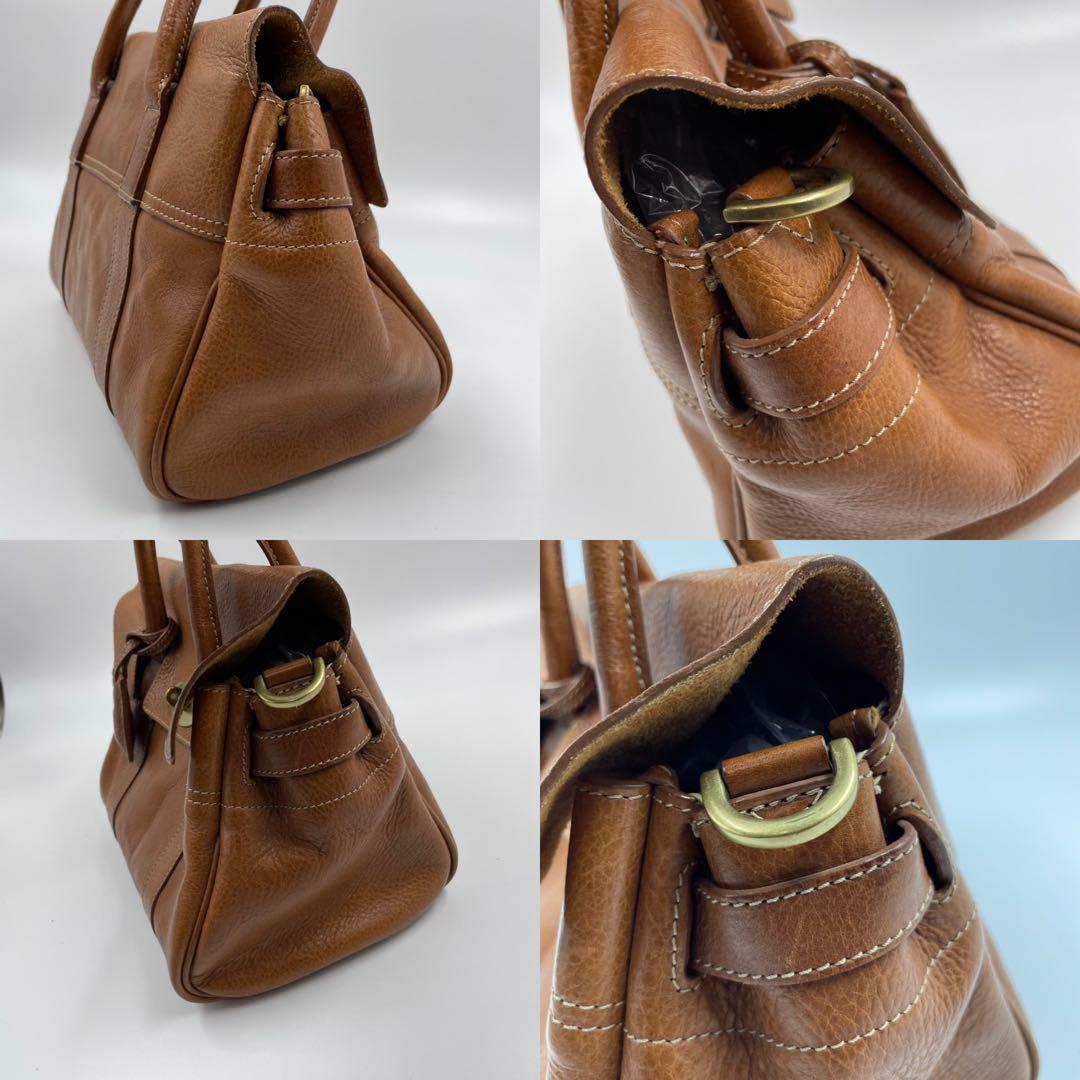 ✨美品✨　Mulberry ベイズウォーター　ショルダーバッグ　金具　ブラウン