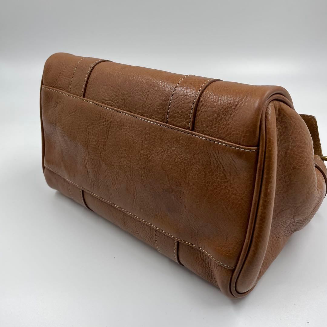 ✨美品✨　Mulberry ベイズウォーター　ショルダーバッグ　金具　ブラウン