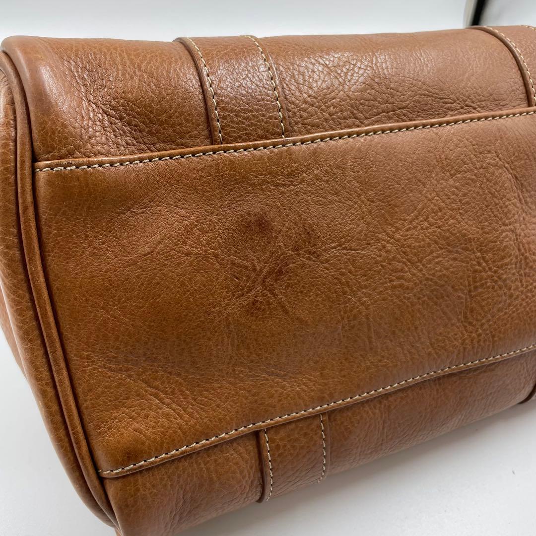 ✨美品✨　Mulberry ベイズウォーター　ショルダーバッグ　金具　ブラウン