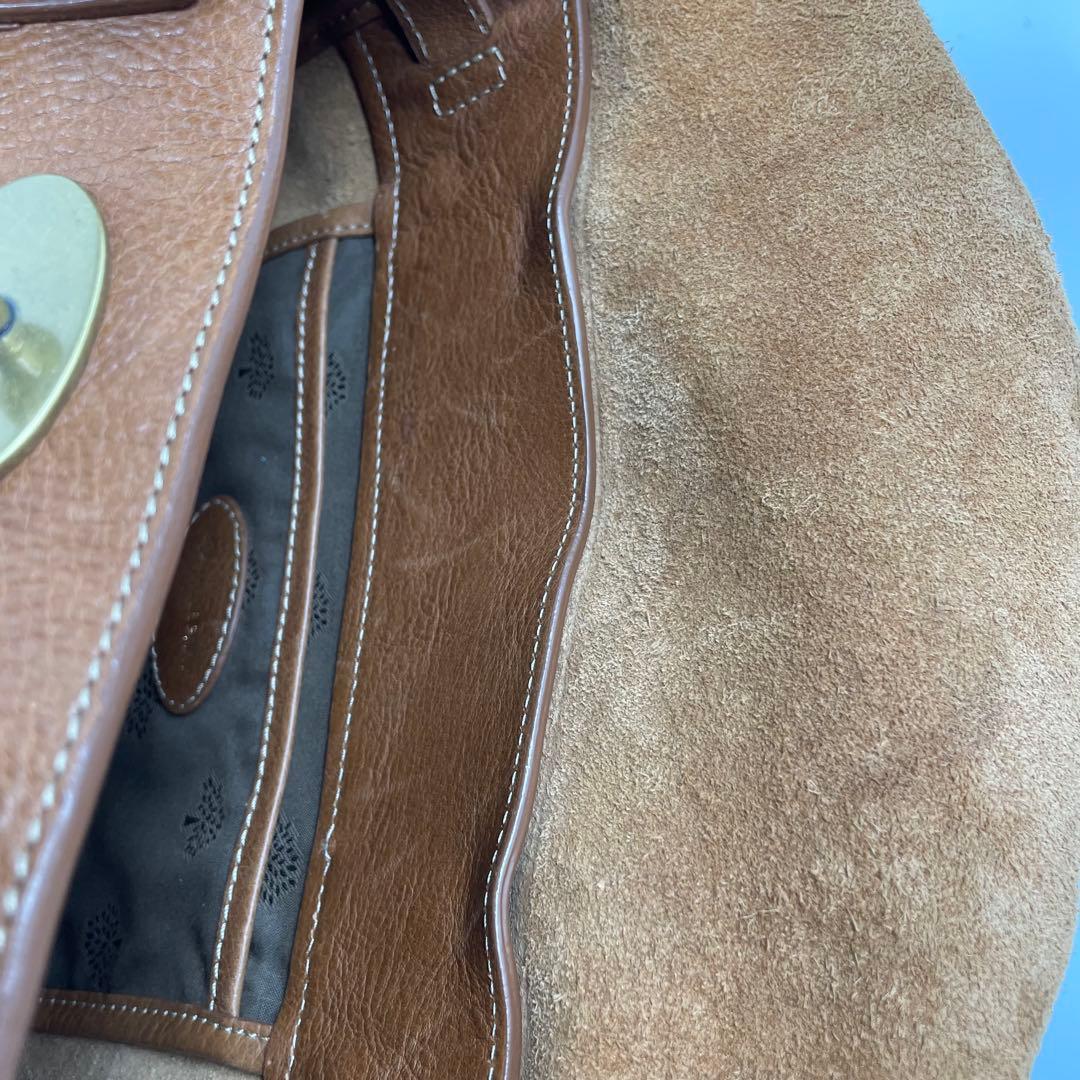 ✨美品✨　Mulberry ベイズウォーター　ショルダーバッグ　金具　ブラウン