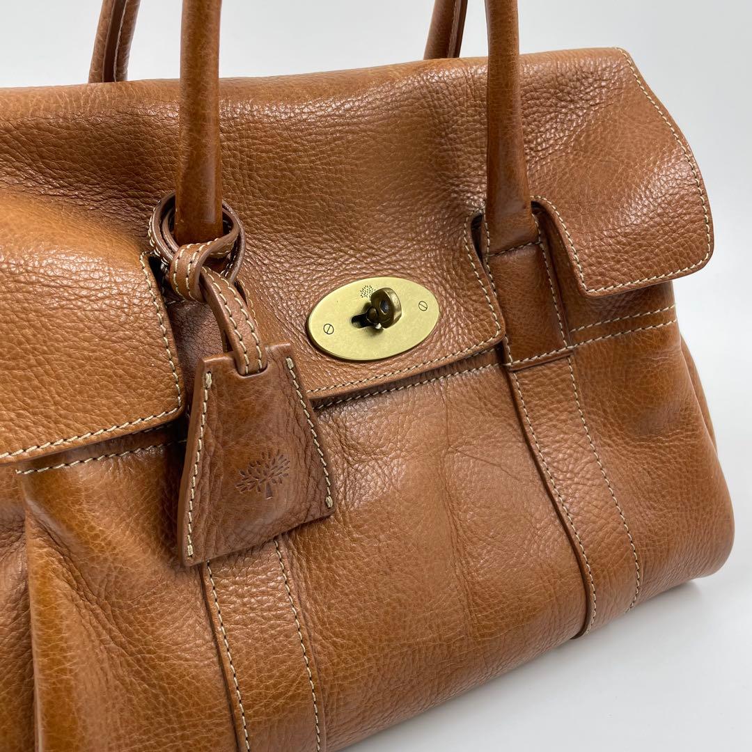 ✨美品✨　Mulberry ベイズウォーター　ショルダーバッグ　金具　ブラウン