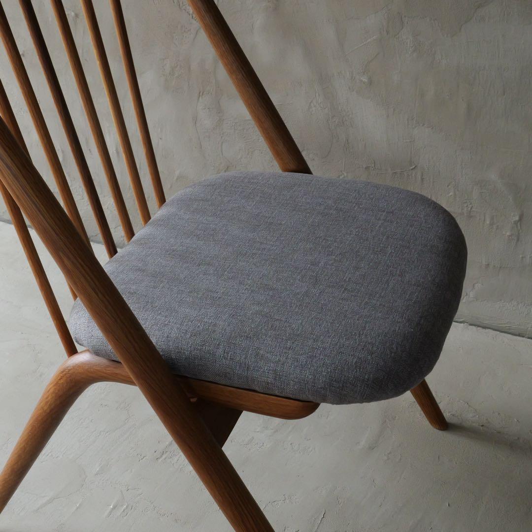 飛騨産業　カスケードチェア フルメンテナンス × 座面交換済　再生プロダクト