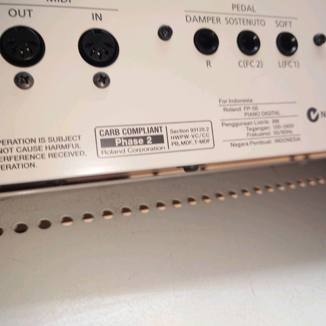 Roland FP-50 ホワイト 88鍵盤 電子ピアノ fp-30上位