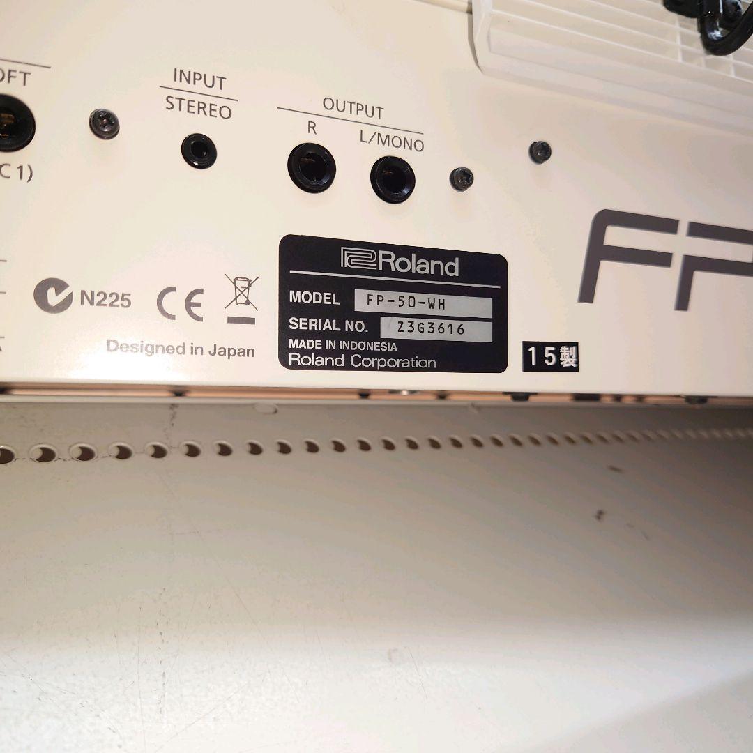 Roland FP-50 ホワイト 88鍵盤 電子ピアノ fp-30上位