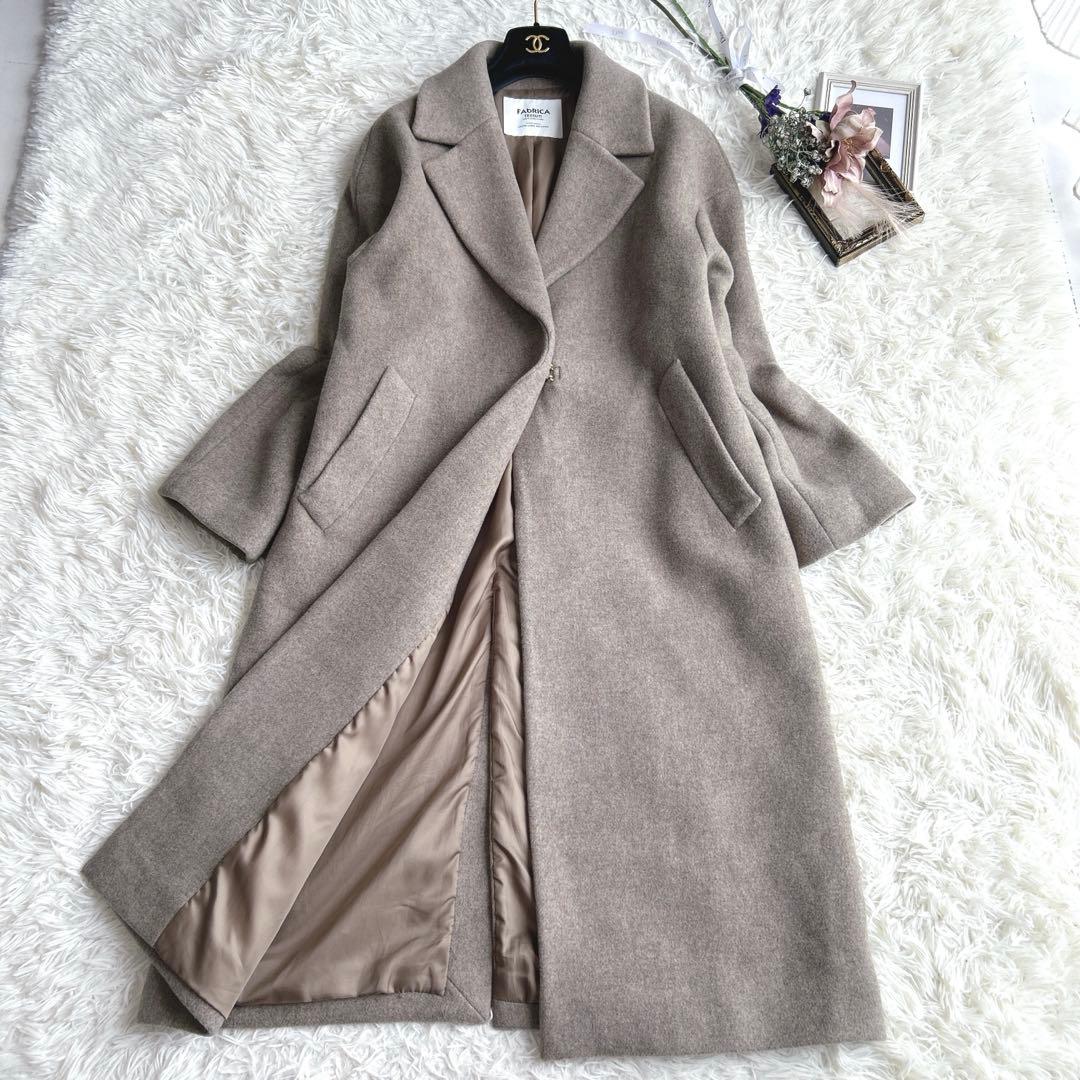 美品✨FAbRICA ロングチェスターコート　イタリア製生地　大きいサイズ