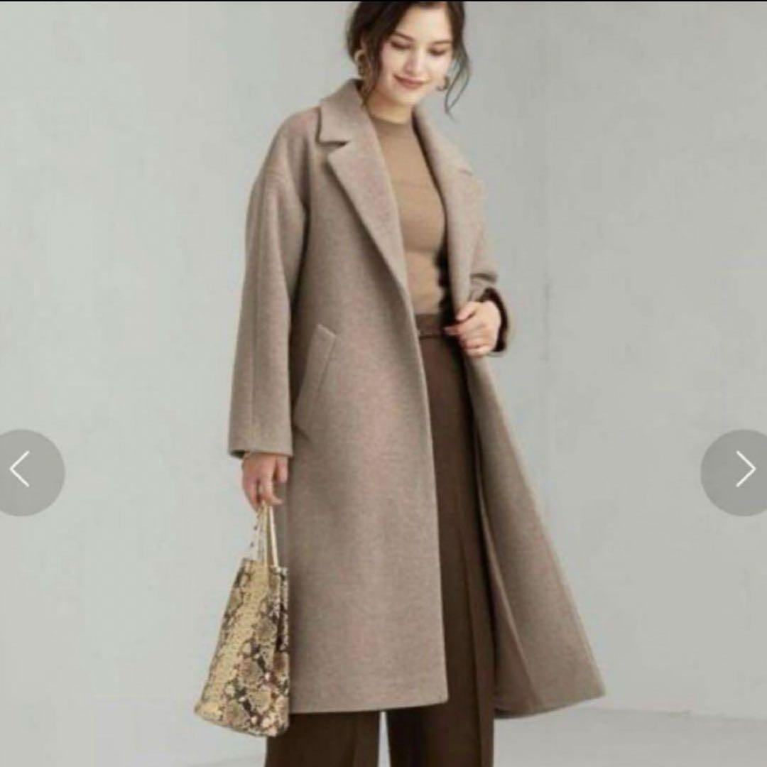 美品✨FAbRICA ロングチェスターコート　イタリア製生地　大きいサイズ