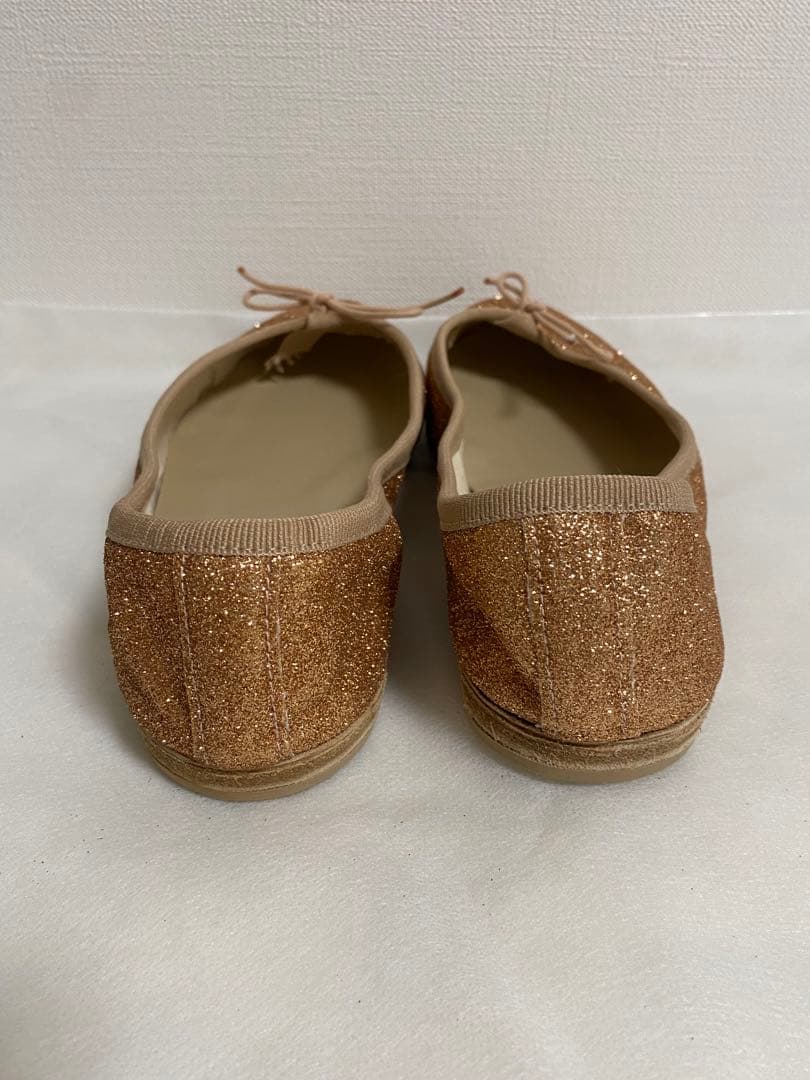 IENA ポルセリ グリッターバレエシューズ 38 裏張り済み