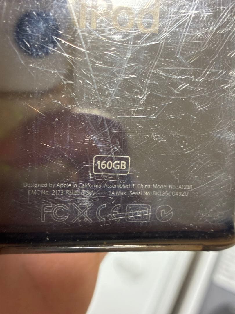 Apple iPod classic 160gb A1238 ジャンク