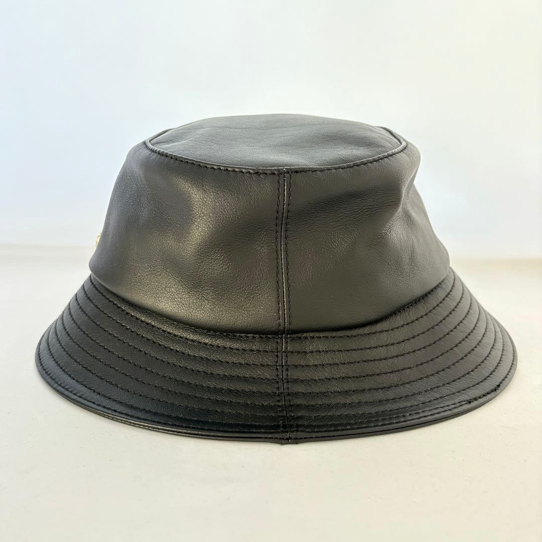 ヘレンカミンスキー 帽子 HELEN KAMINSKI バケットハット レザー
