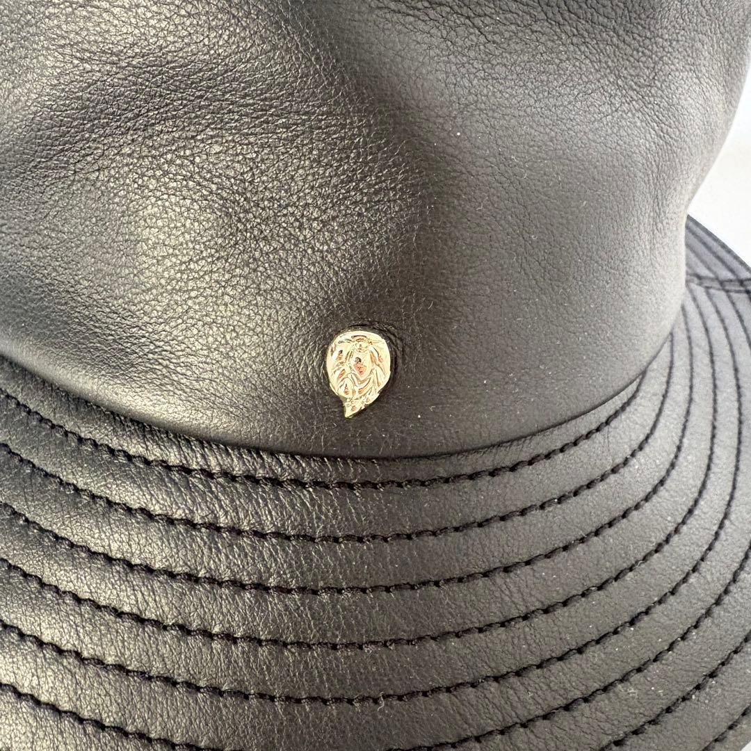 ヘレンカミンスキー 帽子 HELEN KAMINSKI バケットハット レザー