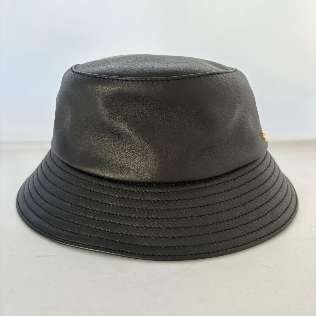 ヘレンカミンスキー 帽子 HELEN KAMINSKI バケットハット レザー