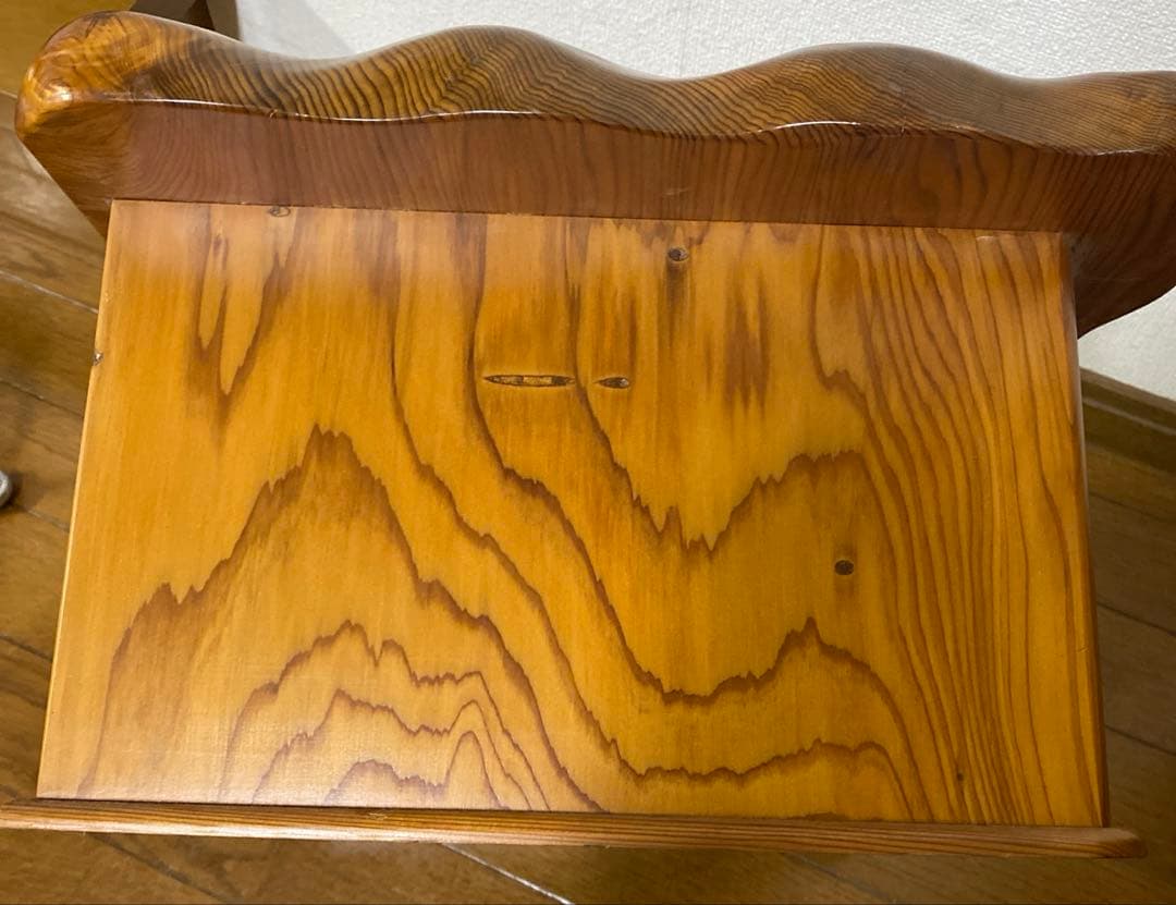 SALE！屋久杉　世界遺産‼️花台　引き出し付き　ちゃぶ台　無垢材　天板キズあり